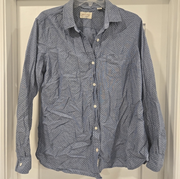 Blue Polka Dot Shirt - Picture 1 of 2